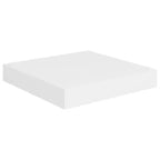 Set di 2 mensole a muro esagonali bianche in MDF, metallo Piccole