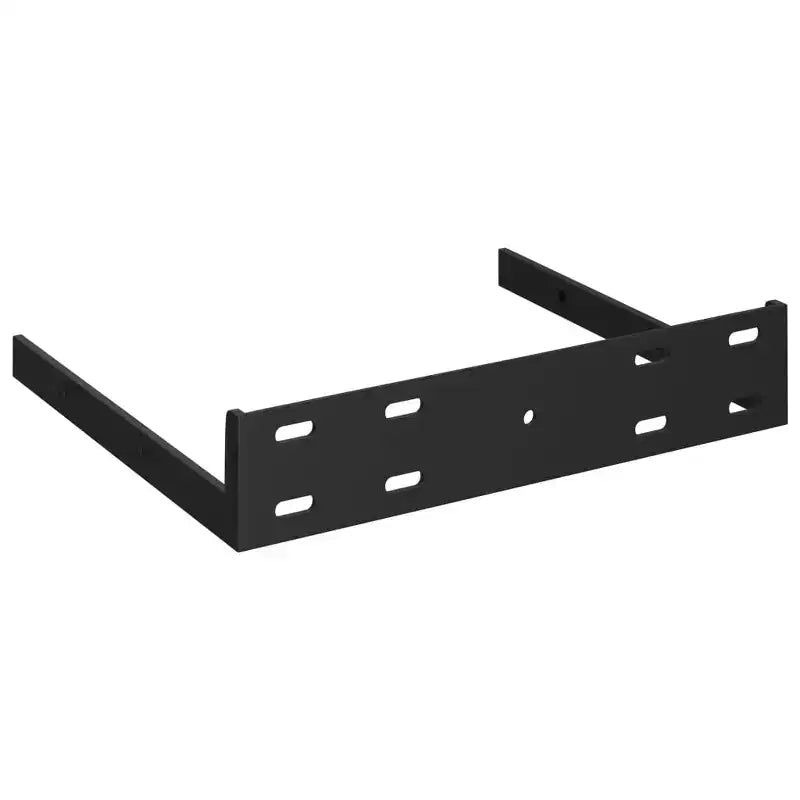 Set di 2 mensole a muro esagonali bianche in MDF, metallo Piccole