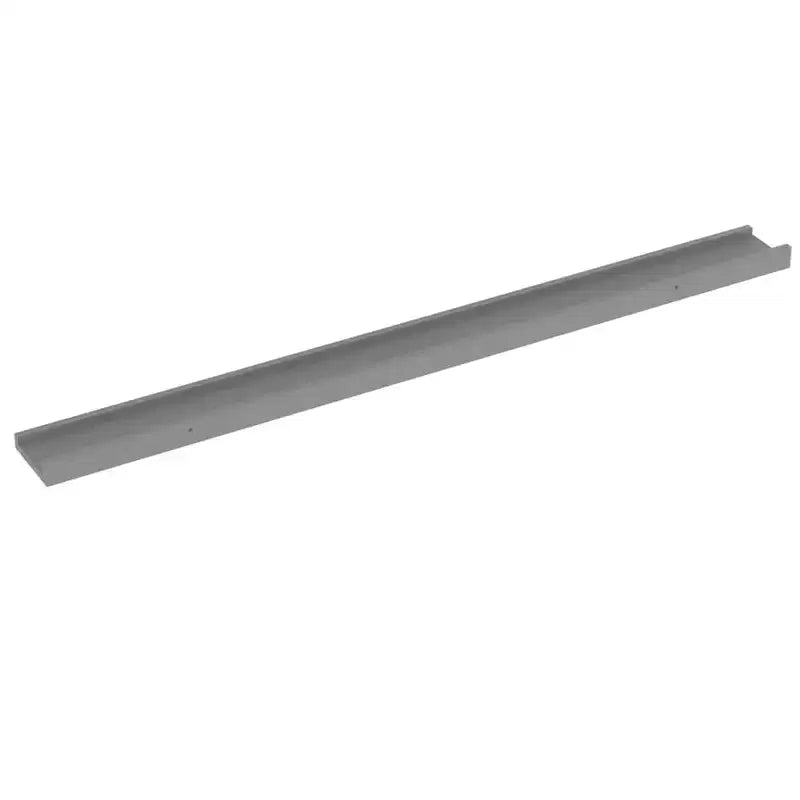 Set di 2 mensole a muro in MDF grigio 100 x 9 x 3 cm