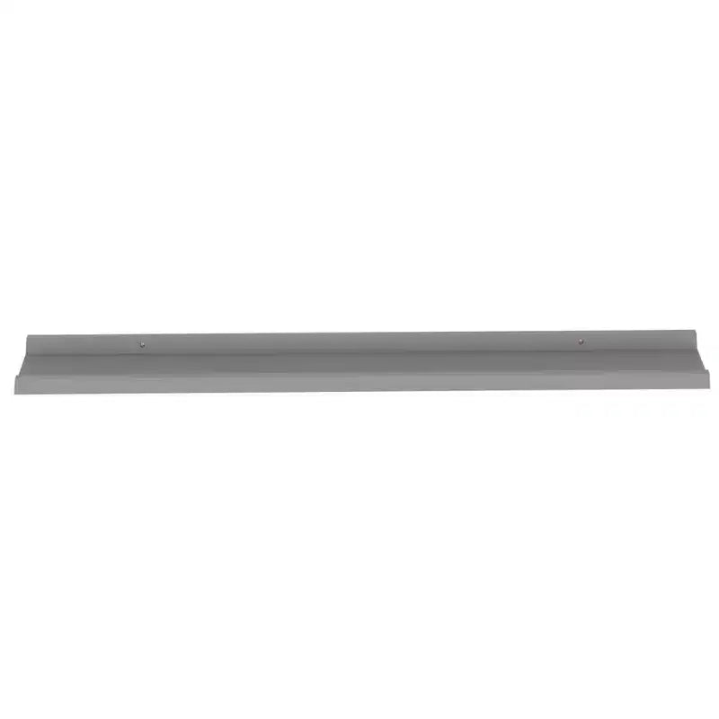 Set di 2 mensole a muro in MDF grigio 100 x 9 x 3 cm