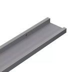 Set di 2 mensole a muro in MDF grigio 100 x 9 x 3 cm