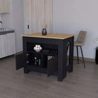 Okak Isola da cucina moderna con 2 ante, organizer da piano di lavoro con 3 ripiani, tavolo a isola per sala da pranzo