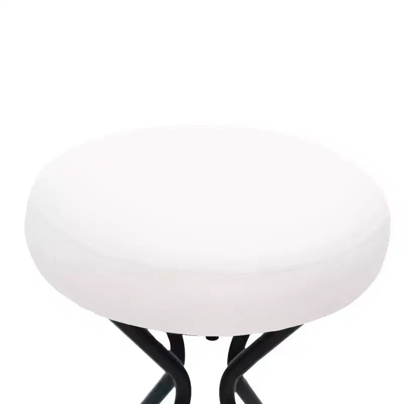 Okak Sgabelli da Bar Moderni Senza Schienale Set da 2, Sgabelli da Bancone con Sedile Rotondo Imbottito in Velluto, Sgabelli da Cucina Stile Boho per Isola