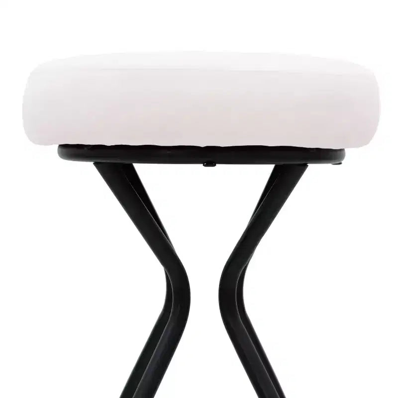 Okak Sgabelli da Bar Moderni Senza Schienale Set da 2, Sgabelli da Bancone con Sedile Rotondo Imbottito in Velluto, Sgabelli da Cucina Stile Boho per Isola