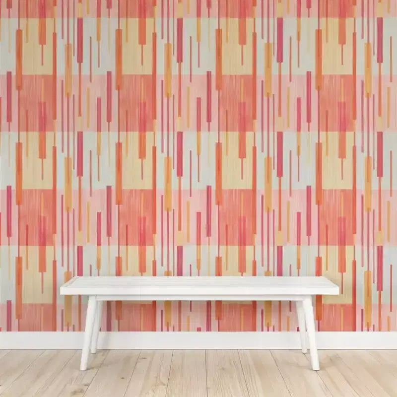 Panca Mid-Century Modern di Grandi Dimensioni