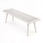 Panca Mid-Century Modern di Grandi Dimensioni
