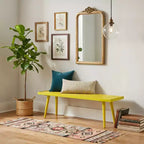 Panca Mid-Century Modern di Grandi Dimensioni