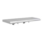 Wall Mounted Stainless Steel Folding Shelf, Heavy Duty Drop Down Serving Shelf with Rounded Edges, Space Saving for Food Truck, Restaurant, Garage