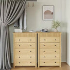 Comodino con 3 cassetti per camera da letto, cassettiera in legno, tavolino scanalato, organizer per soggiorno, corridoio e ingresso