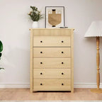 Comodino con 3 cassetti per camera da letto, cassettiera in legno, tavolino scanalato, organizer per soggiorno, corridoio e ingresso