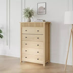 Comodino con 3 cassetti per camera da letto, cassettiera in legno, tavolino scanalato, organizer per soggiorno, corridoio e ingresso