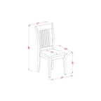 Set da Tavolo da Pranzo a 3 Pezzi con Finitura Marrone Naturale Rovere in Legno Massello HomeStock per Piccoli Spazi