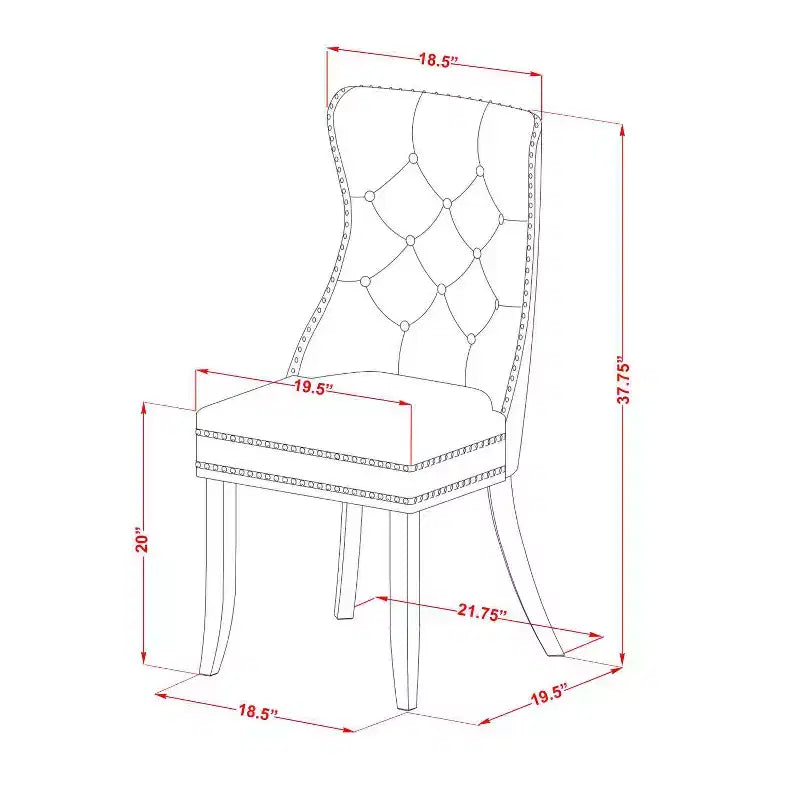 Set da pranzo 3 pezzi con piano rotondo in legno massello con finitura mogano, imbottito - 4 posti
