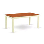 Set da pranzo gotico 7 pezzi tavolo rettangolare con allunga e 6 sedie con schienale a doppia X