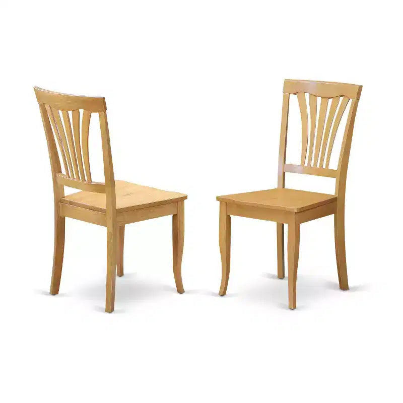 Set da Pranzo HomeStock 3 Pezzi con Finitura Marrone Naturale Quercia e Tavolo con Ribalta, Ideale per Piccoli Spazi