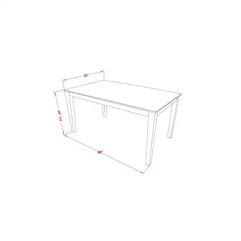 HomeStock Tavolo da Pranzo 6 Pezzi Rettangolare in Lino Bianco con Piano in Legno Massello e 1 Panchina, 4 Sedie