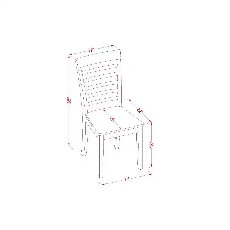 Tavolo da pranzo HomeStock 5 pezzi con piano in legno massello finitura marrone sella ovale con 4 sedie