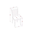 Tavolo da pranzo HomeStock 5 pezzi con piano in legno massello finitura marrone sella ovale con 4 sedie