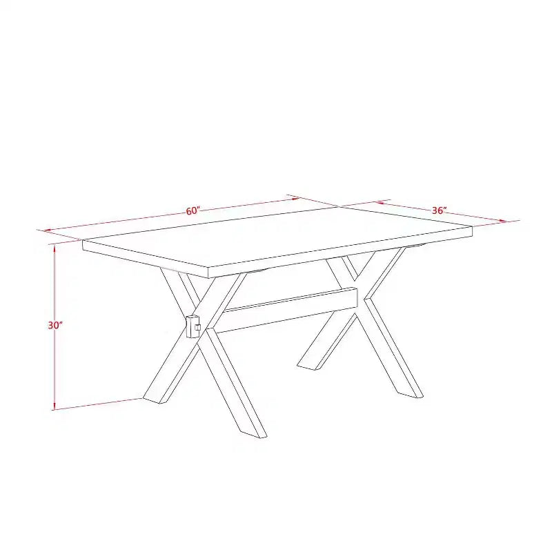 HomeStock Tavolo da Pranzo Rettangolare da 6 Pezzi in Legno Massello con Finitura Lino Bianco Spazzolato e 1 Panca, 4 Sedie