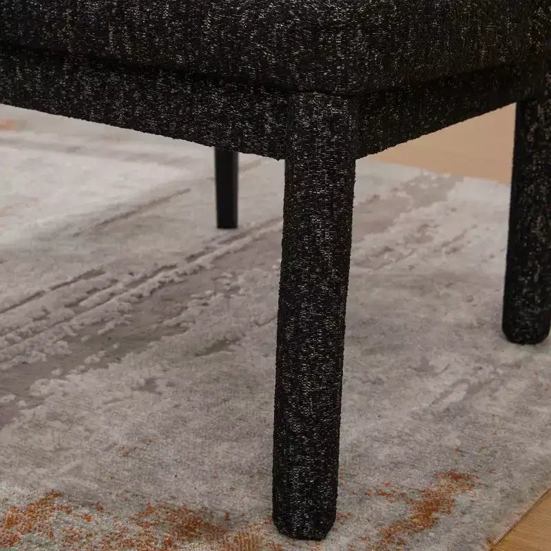 Set di 2 sedie da pranzo moderne imbottite con schienale alto curvo, sedie laterali senza braccioli in legno per sala da pranzo o cucina - Panipeachy
