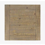 Jofran, Tavolino finale in legno massello invecchiato rustico moderno Carlyle Crossing con cavalletto