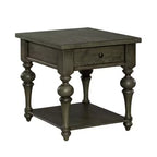 Liberty Furniture,Americana Farmhouse Drawer End Table in Dusty Taupe