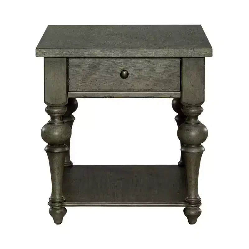 Liberty Furniture, tavolino contenitore Americana Farmhouse in Tortora Polveroso