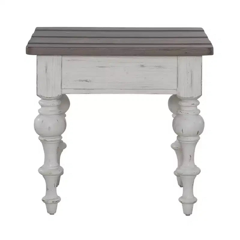 Liberty Furniture, Tavolino da divano River Place - Riverstone White & Tobacco