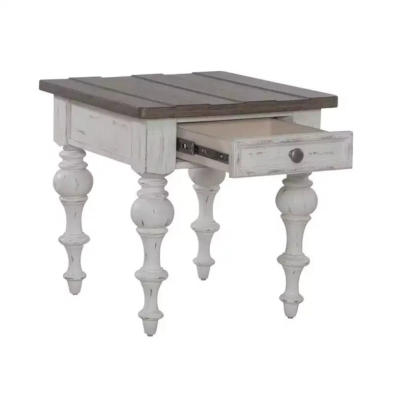Liberty Furniture, Tavolino da divano River Place - Riverstone White & Tobacco