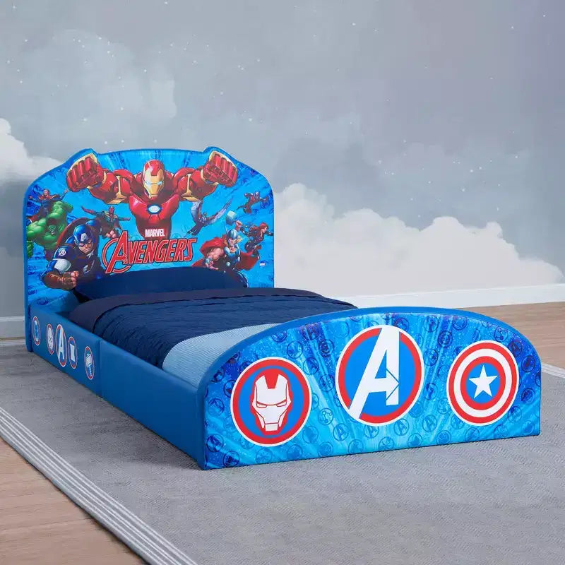 Letto singolo imbottito Marvel Avengers