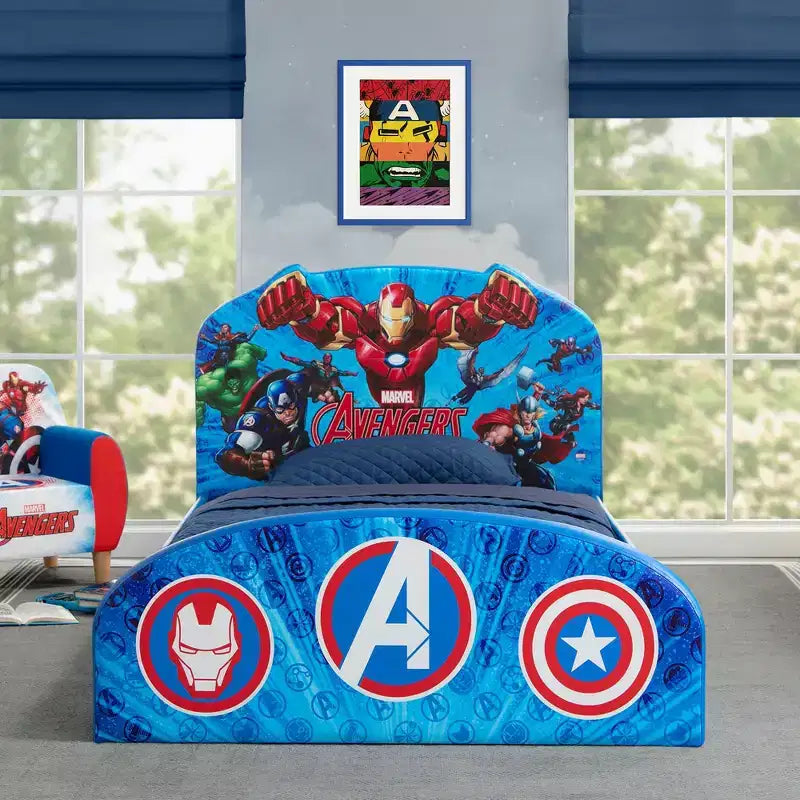 Letto singolo imbottito Marvel Avengers