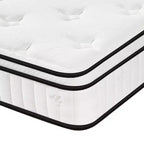 Whisen Materasso Ibrido Queen 12 con Memory Foam, Molle Insacchettate, Media Fermezza