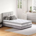 Whisen Materasso Ibrido Queen 12 con Memory Foam, Molle Insacchettate, Media Fermezza