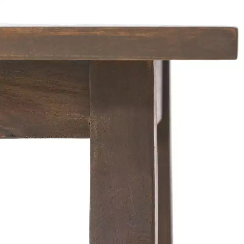 MAYEERTY Tavolino da esterni 1 confezione in legno di acacia, tavolino moderno per patio, cortile, bordo piscina