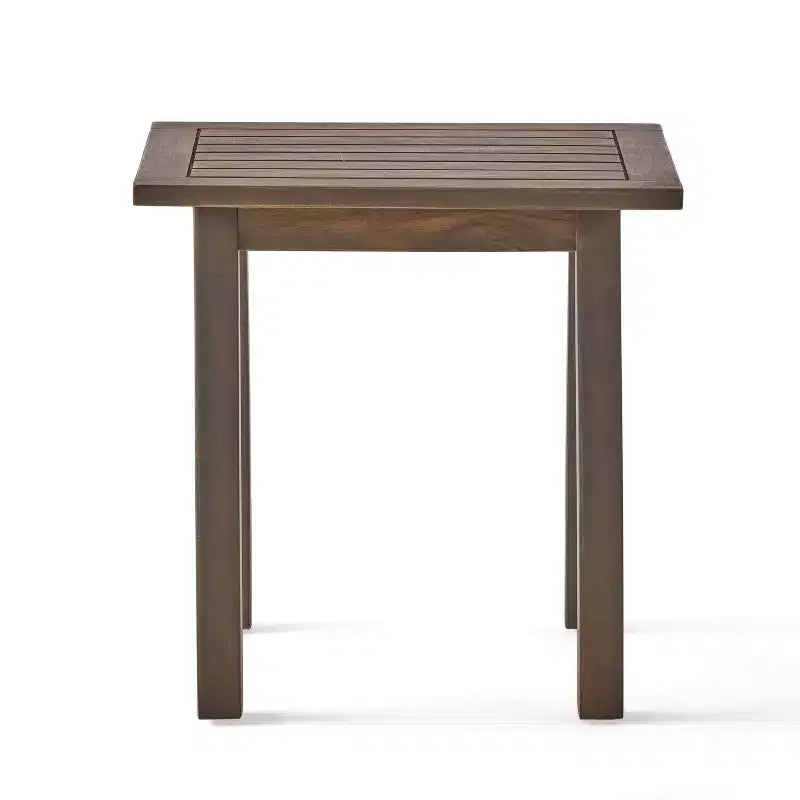 MAYEERTY Tavolino da esterni 1 confezione in legno di acacia, tavolino moderno per patio, cortile, bordo piscina