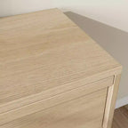Comò a 7 cassetti per camera da letto, cassettiera alta 46 cm con 7 ampi cassetti, organizer in legno per casa, ufficio