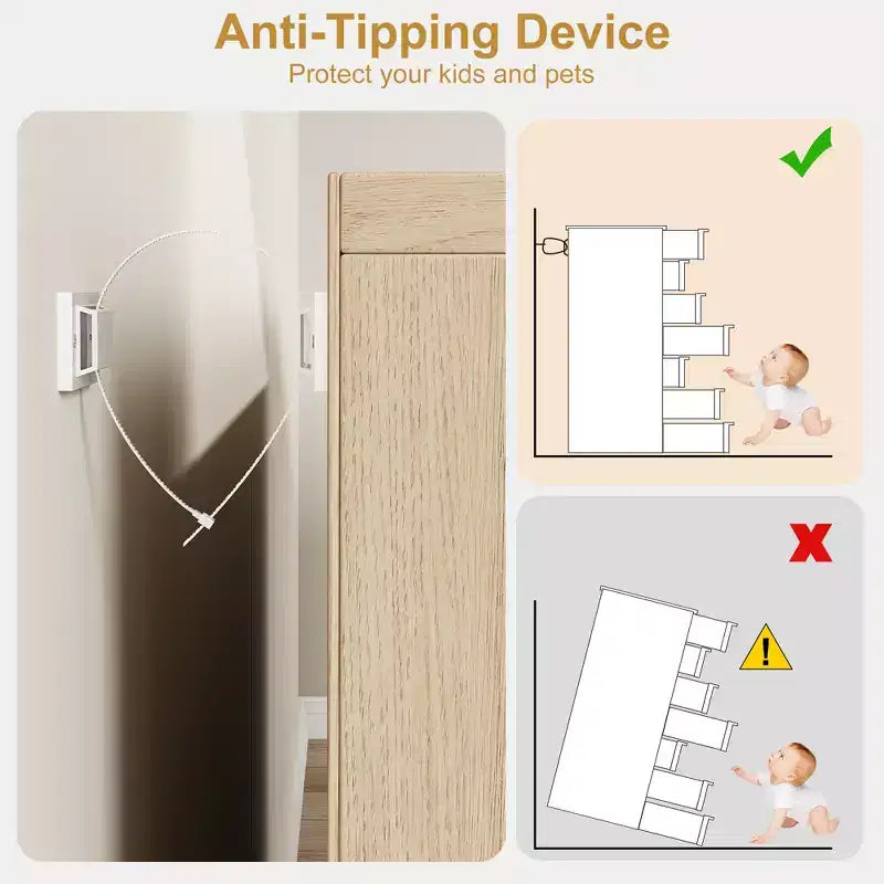 Comò a 7 cassetti per camera da letto, cassettiera alta 46 cm con 7 ampi cassetti, organizer in legno per casa, ufficio