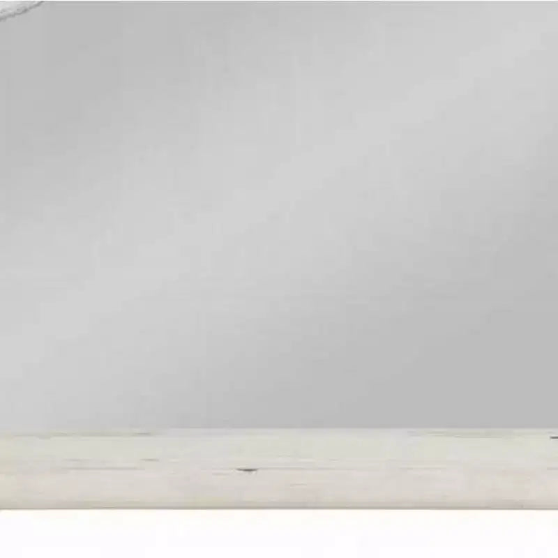 Specchio da comò Royal Hampton da parete, vetro bisellato, 38x47, bianco slavato rustico