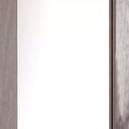Specchio da Comò Royal Hampton con Cornice Rettangolare, in Legno di Pino Brasiliano Grigio