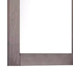 Specchio da Comò Royal Hampton con Cornice Rettangolare, in Legno di Pino Brasiliano Grigio