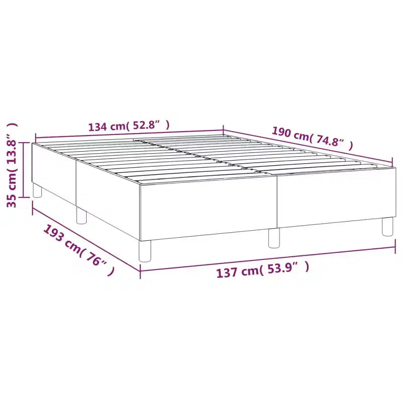 Struttura letto Grigio chiaro