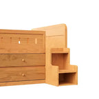 Letto matrimoniale Whisen in legno con cassetti contenitori e struttura inclusa