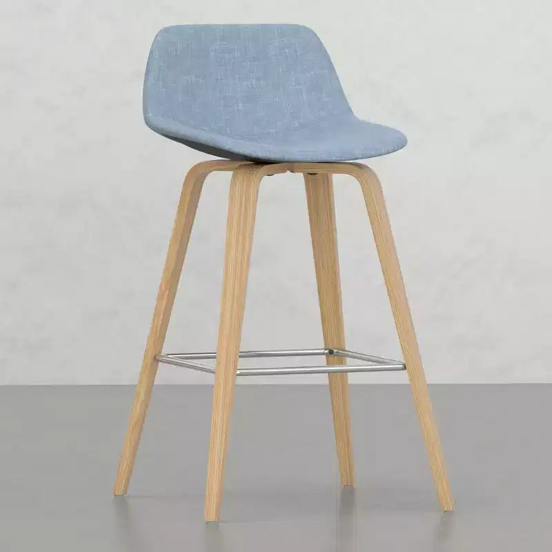 Sgabelli da bancone Okak Bentwood (set da 2), sgabelli da bar classici Harvard con struttura in legno curvato, sedute senza tempo per isola cucina