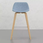 Sgabelli da bancone Okak Bentwood (set da 2), sgabelli da bar classici Harvard con struttura in legno curvato, sedute senza tempo per isola cucina
