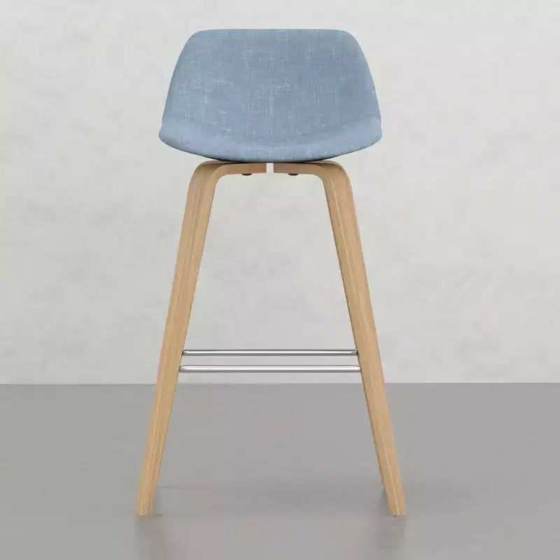 Sgabelli da bancone Okak Bentwood (set da 2), sgabelli da bar classici Harvard con struttura in legno curvato, sedute senza tempo per isola cucina