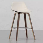 Sgabelli da bancone Okak Bentwood (set da 2), sgabelli da bar classici Harvard con struttura in legno curvato, sedute senza tempo per isola cucina