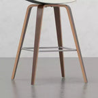 Sgabelli da bancone Okak Bentwood (set da 2), sgabelli da bar classici Harvard con struttura in legno curvato, sedute senza tempo per isola cucina