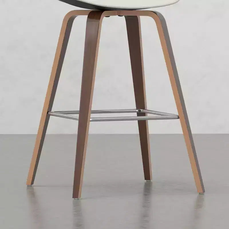 Sgabelli da bancone Okak Bentwood (set da 2), sgabelli da bar classici Harvard con struttura in legno curvato, sedute senza tempo per isola cucina