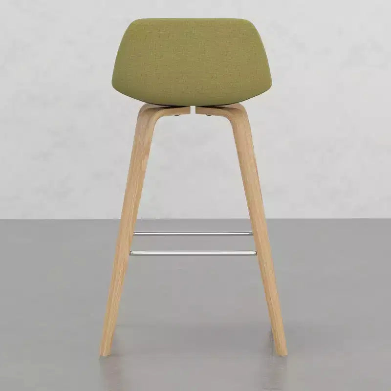 Sgabelli da bancone Okak Bentwood (set da 2), sgabelli da bar classici Harvard con struttura in legno curvato, sedute senza tempo per isola cucina