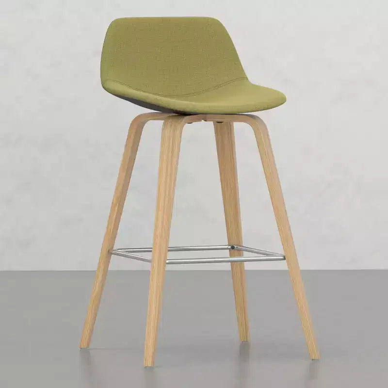 Sgabelli da bancone Okak Bentwood (set da 2), sgabelli da bar classici Harvard con struttura in legno curvato, sedute senza tempo per isola cucina